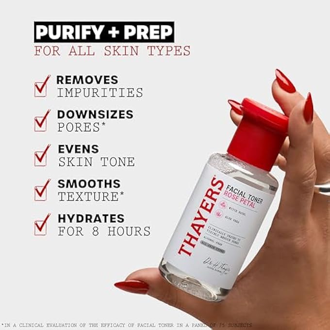 THAYERS ALCOHOL-FREE ROSE PETAL WITCH HAZEL WITH ALOE VERA 1 COUNT,3 FL OZ - Image 3